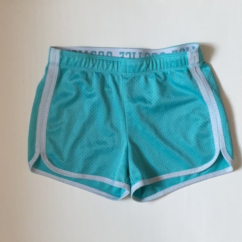 😊 Justice Active Turquoise Mesh Shorts